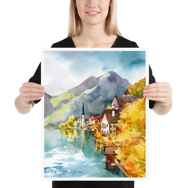 Austria Hallstatt Poster