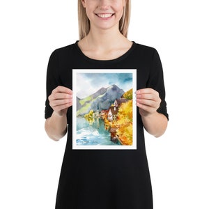Austria Hallstatt Poster