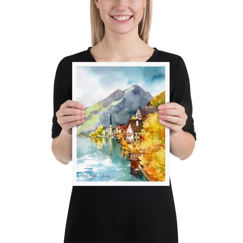 Austria Hallstatt Poster