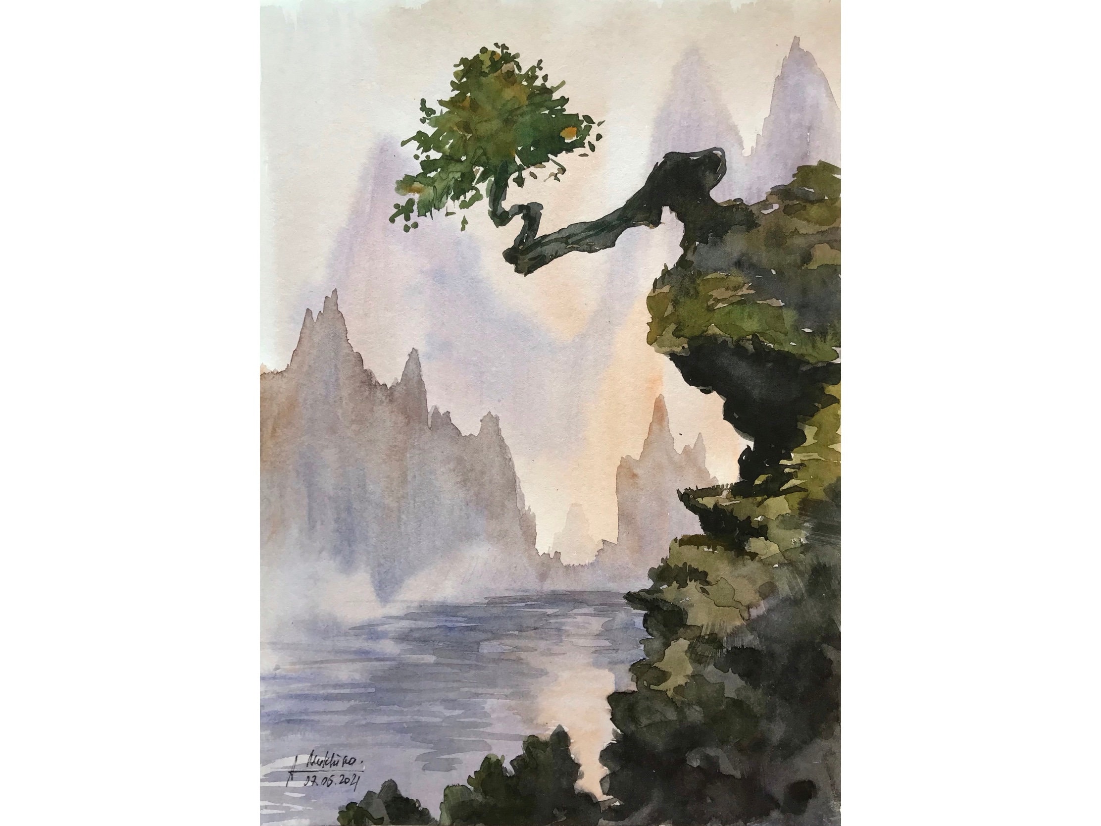 絵画 bonsai 11/20~12/2/2024 Solo Exhibition: Yamanote Bonsai - ERICA