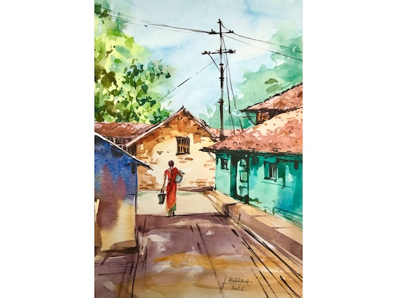 Discover more than 153 indian village drawings latest