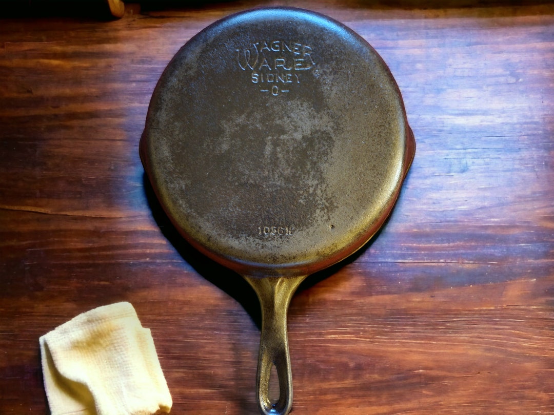 Vintage Wagner Ware Sidney Cast Iron Skillet 6 1056 H Etsy