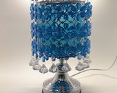 UNIQUE HANGING BLUE Three-Way Touch Electric Oil Lamp ( Mother 39 s Day Gift)