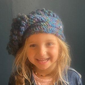Childrens Beret/Slouchy Hat, Ships immediately