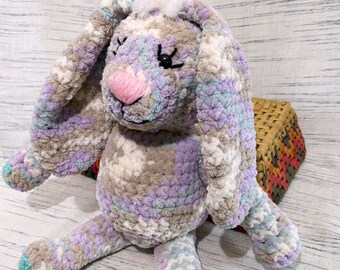 stuffed bunny, crochet bunny, plush bunny, nursery decor, gift idea