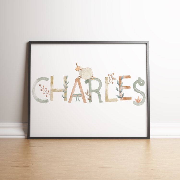 Affiche Prénom Charles