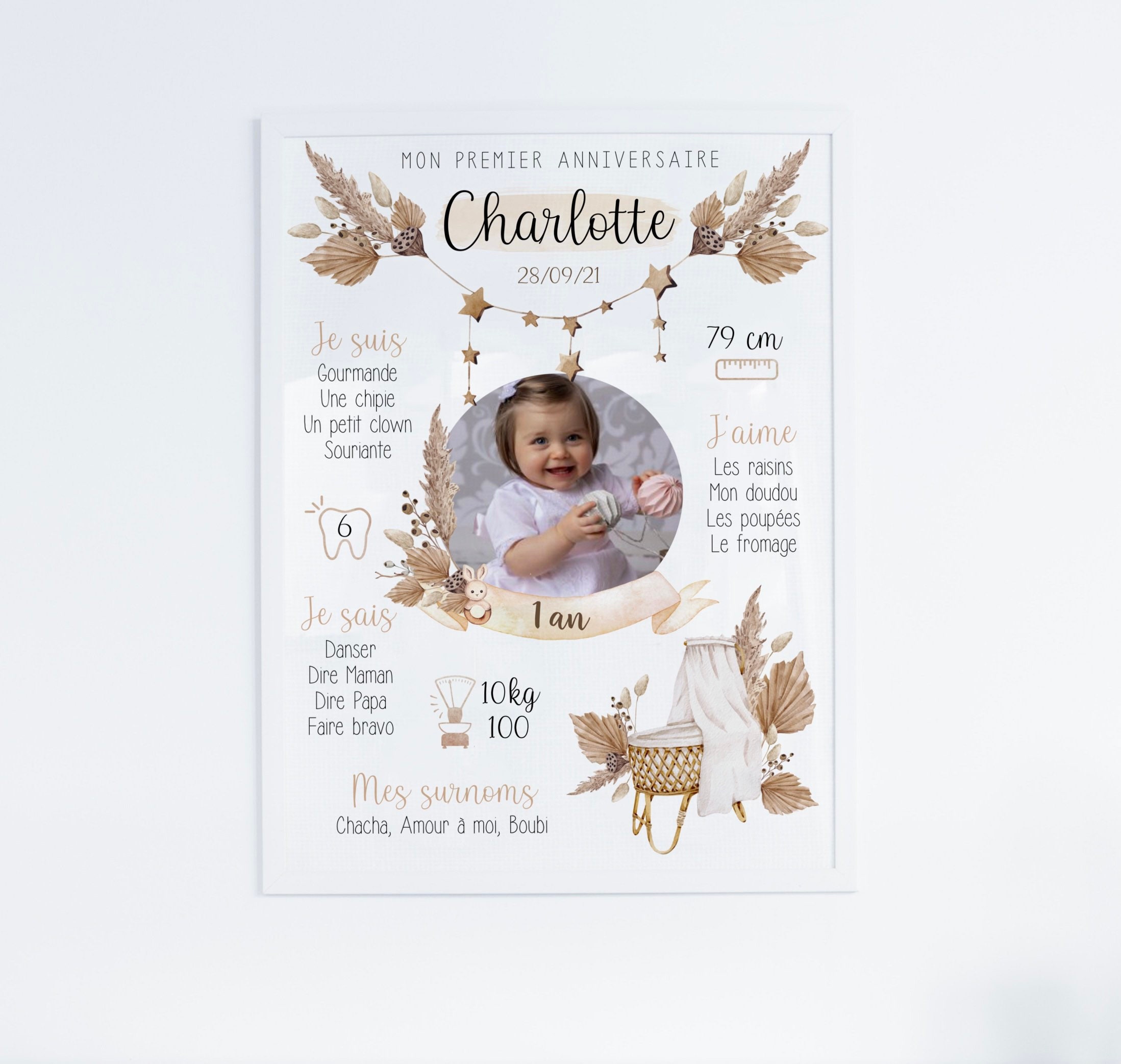 Affiche Anniversaire Charlotte