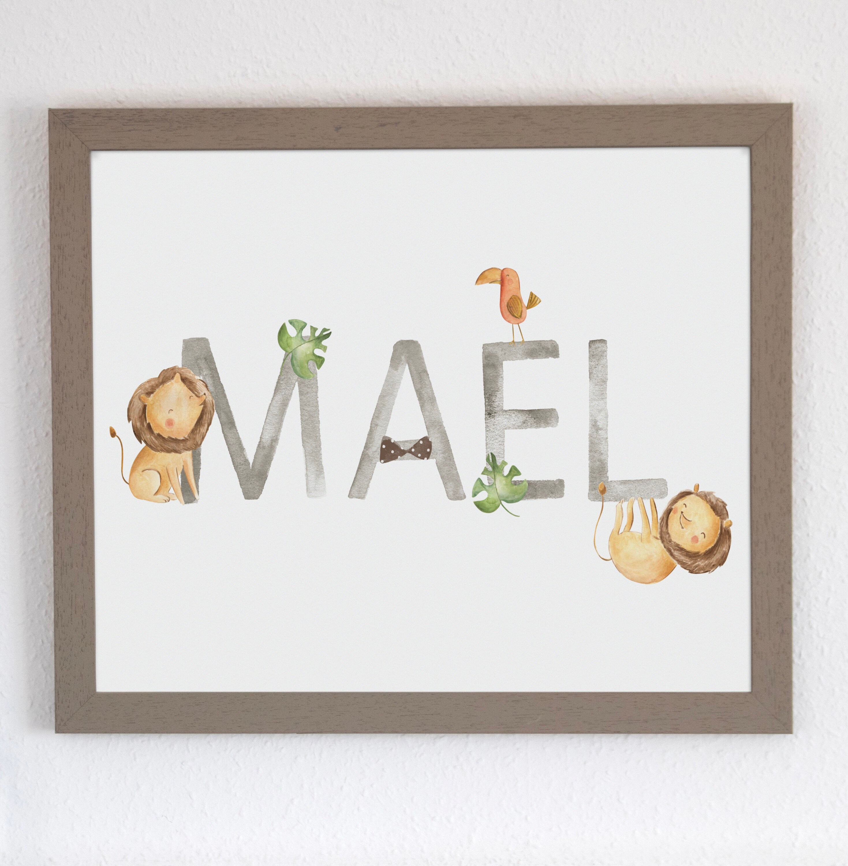 Affiche Prénom Mael