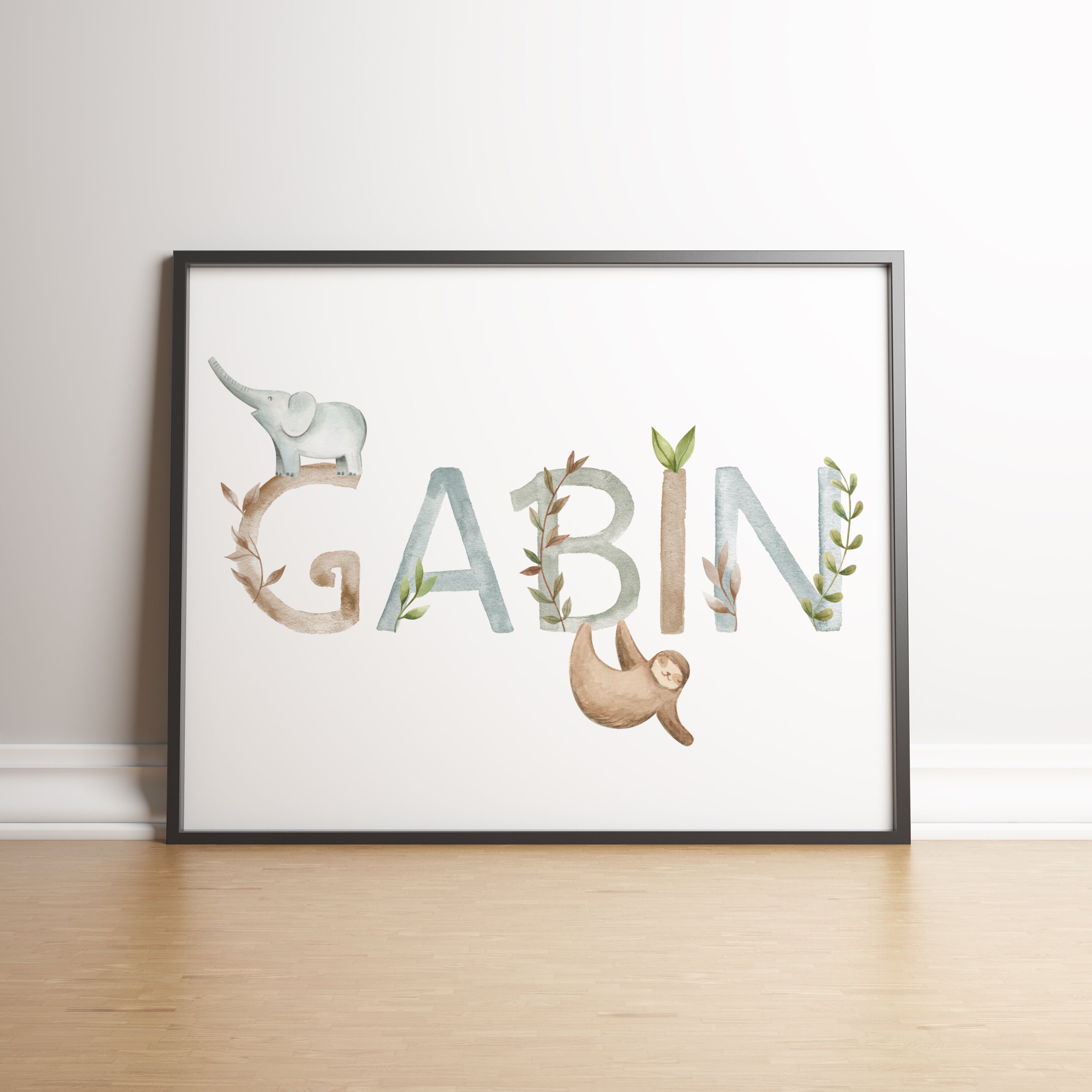 Affiche Prénom Gabin