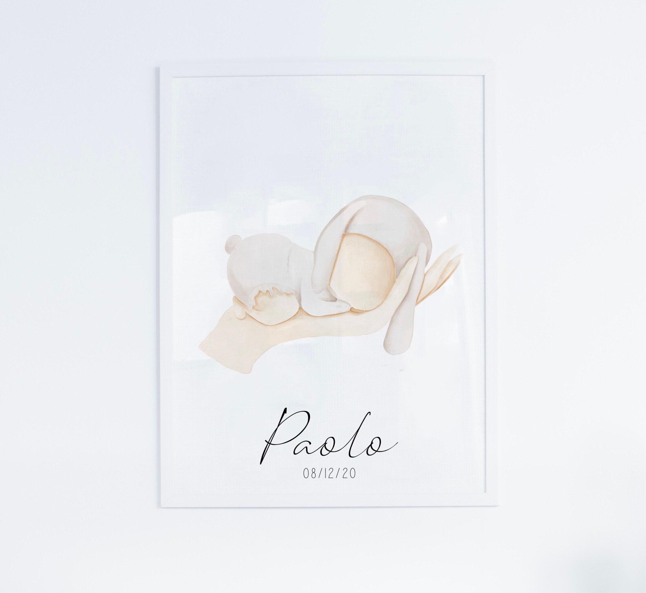 Affiche Naissance Paolo