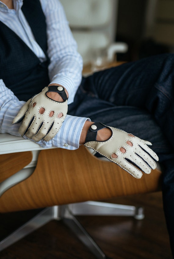 Gants de Jardinage pour Femme/Homme - Gants de Travail en Peau de