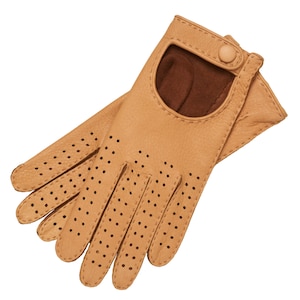 Guanti invernali in vera pelle di pecora per uomo, touchscreen caldo con  testo in cashmere guanti da moto foderati in cashmere