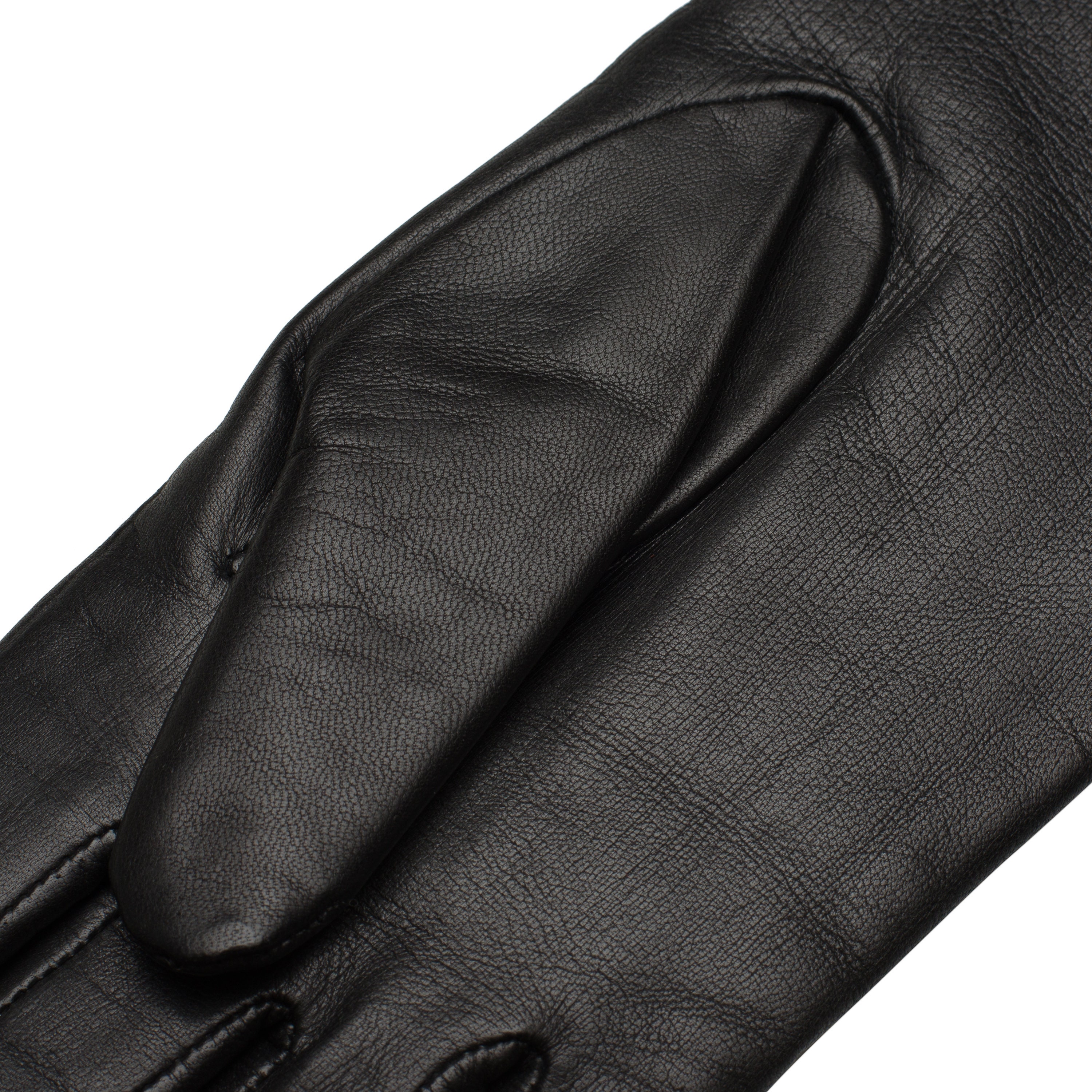 Marsala Long Women's Leather Gloves in Black Nappa - Etsy