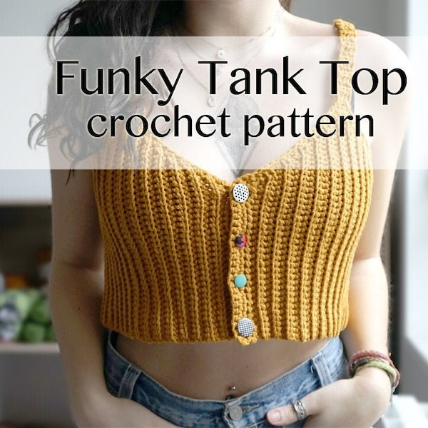 Funky Tank Top Crochet Pattern