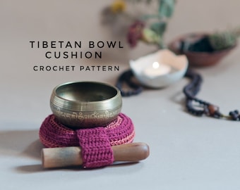 Tibetan Singing Bowl Cushion: Crochet Pattern