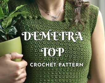 Demetra Tee Top Crochet Pattern