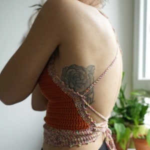 Laced Up Top Corset Crochet Pattern image 8