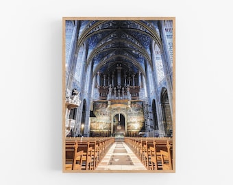 Albi Cathedral France Print, Gothic Architecture (Digital Download)