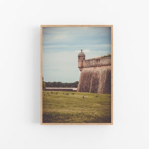 Printable wall art, Bartizan at French Citadel print, France, 17th c. Architecture, Home interior pictures, Instant download, French Castle