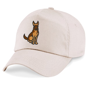 Adult/Kids size Baseball Cap Hat with Embroidered German Shepherd / Alsatian Dog
