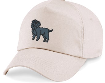 Adult/Kids size Baseball Cap Hat with Embroidered Affenpinscher Dog