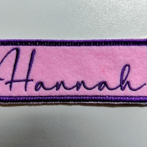 Hannah Name Personalize Embroidery - Etsy