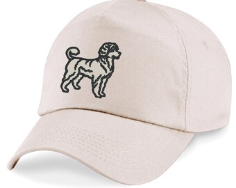 Adult/Kids size Baseball Cap Hat with Embroidered Portuguese Water Dog