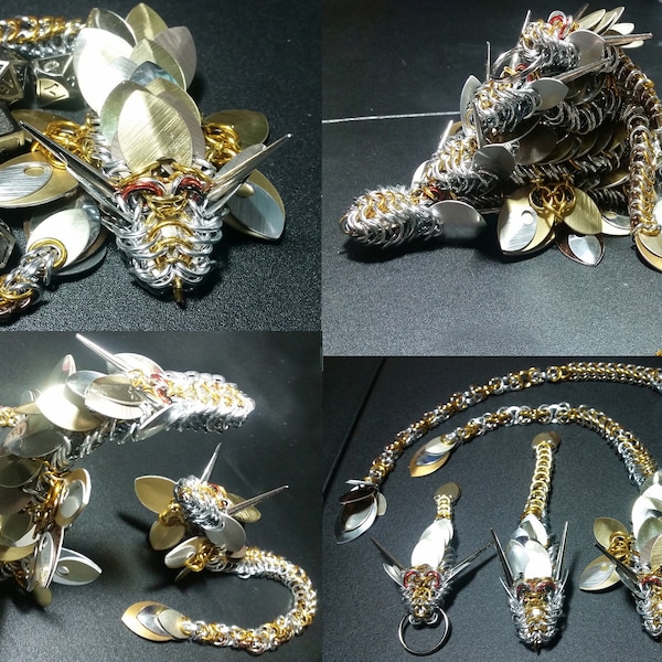 Chainmaille Eastern Dragon