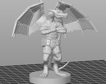 dragon figurine STL