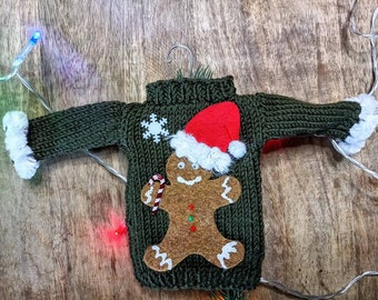 Ugly Christmas sweater ornament, holiday ornament, ornament, Christmas ornament