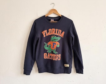 Sudadera vintage de los Florida Gators, estilo retro de los 90, Y2K, ropa urbana, talla L, para estudiantes, universidades, estilo universitario, cuello redondo, fútbol americano.