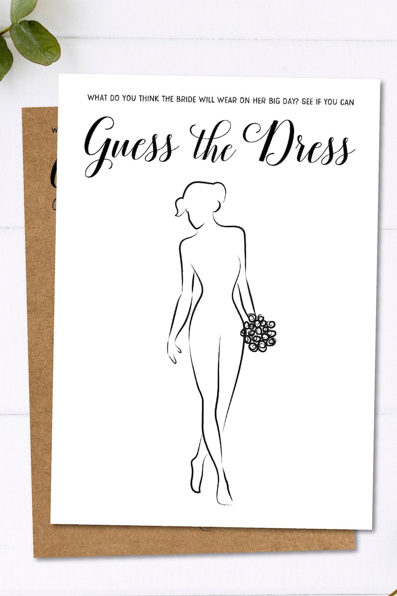 guess-the-dress-printable-bridal-shower-games-rustic-games-etsy