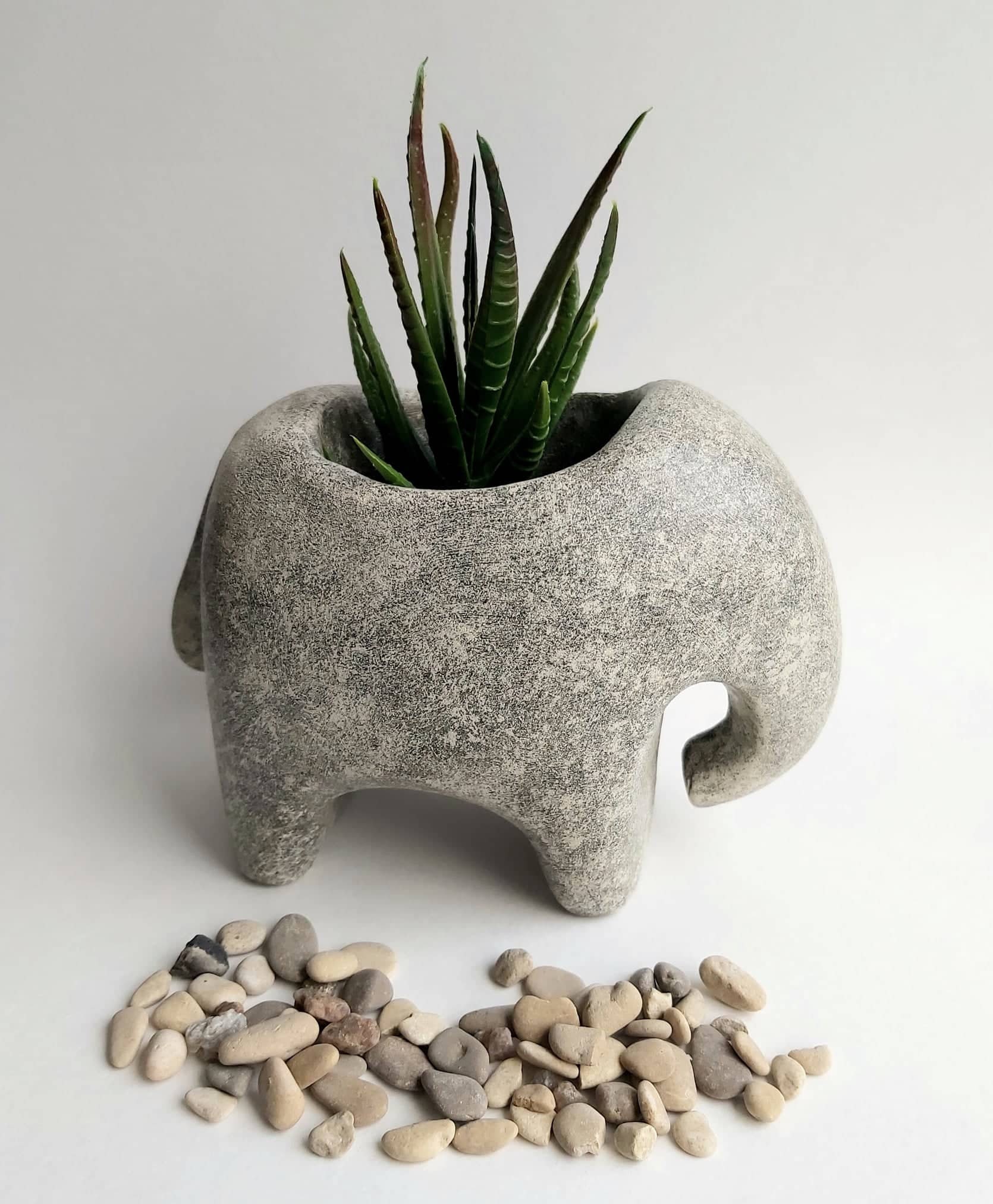 Elephant planter pot elephant succulent elephant plant pot Etsy