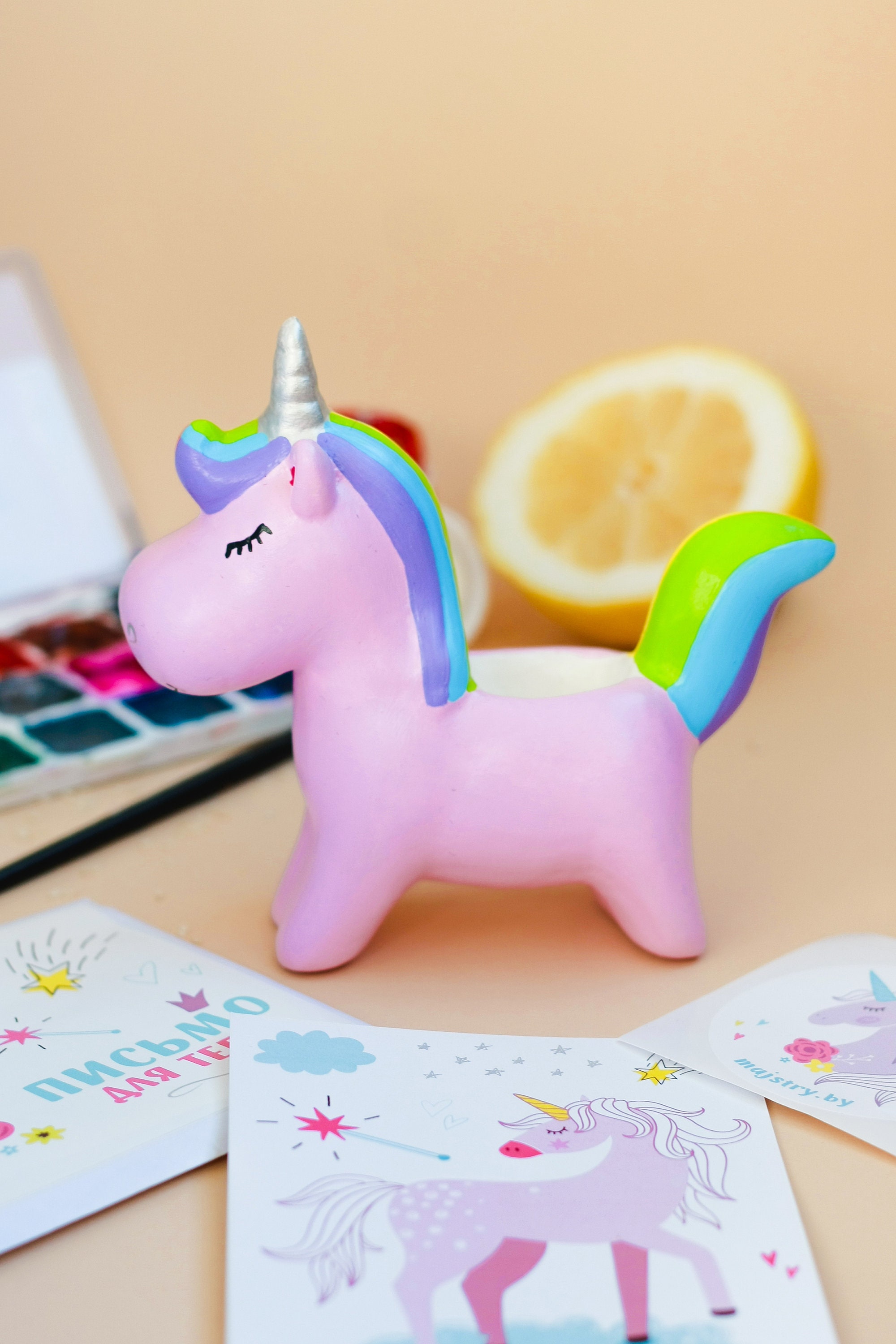 Unicorn planter unicorn pot Unicorn flower pot indoor unicorn Etsy
