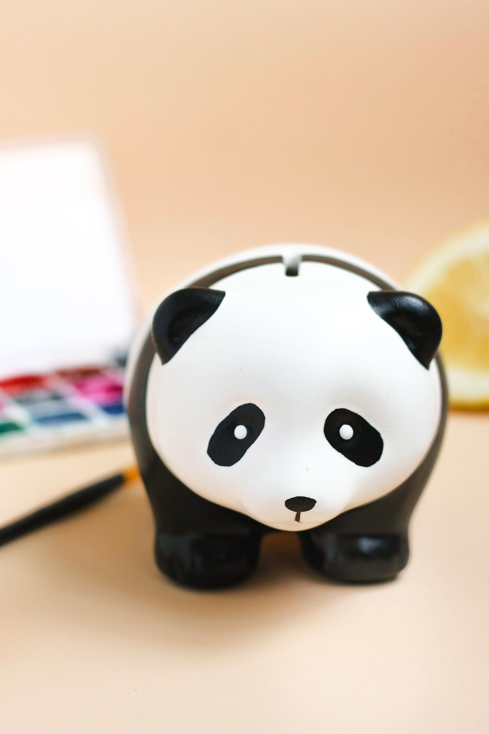 Panda piggy bank custom piggy bank adult panda bank piggy Etsy