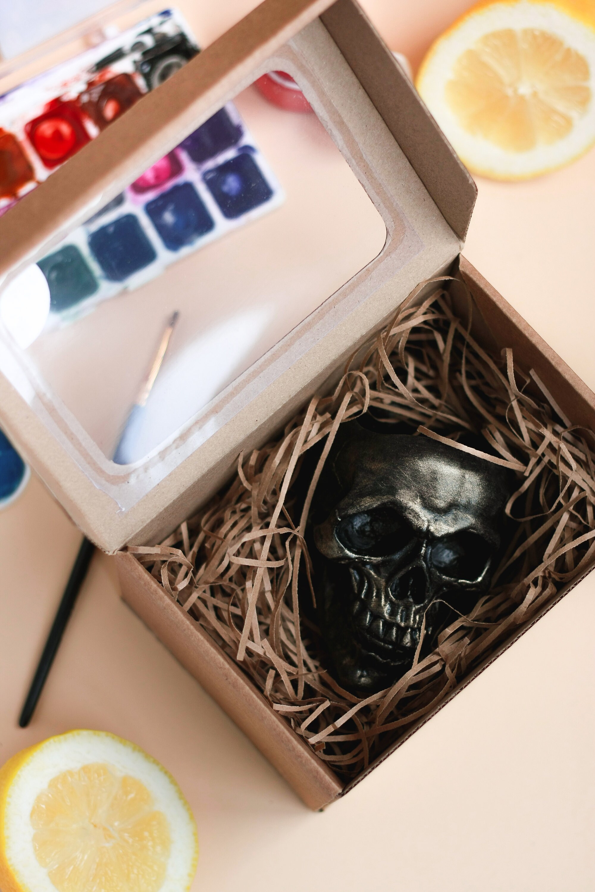 Skull piggy bank adult skull coin bank adult skull money box Etsy