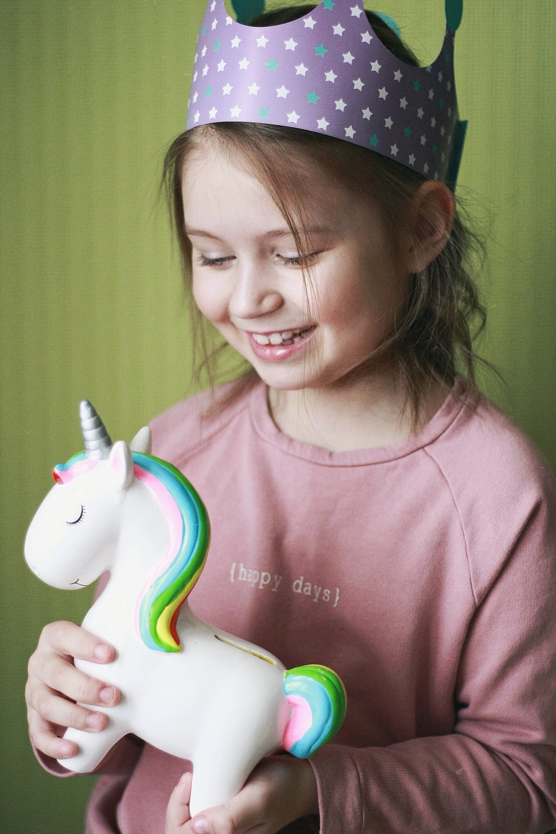 Unicorn piggy bank personalized unicorn bank for girls ceramic | Etsy
