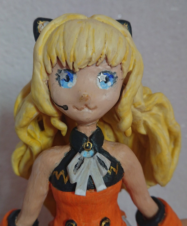 SeeU Vocaloid handmade Anime Figure Music Polymerclay | Etsy