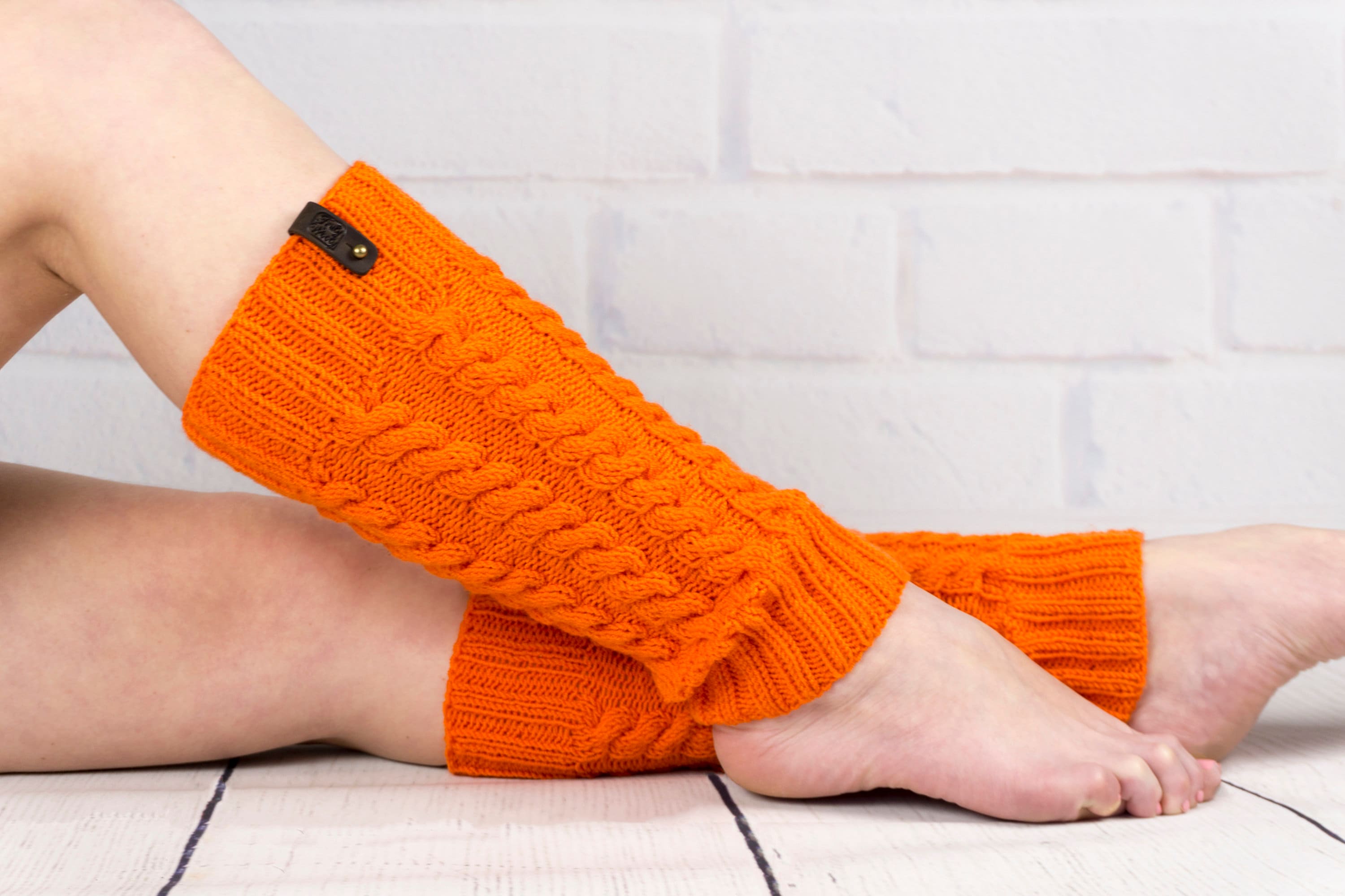 Orange leg warmers hot sale