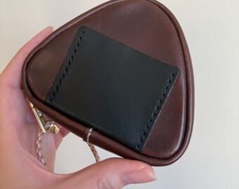 Handmade Onigiri Pouch: Italian Leather Coin Purse - Etsy