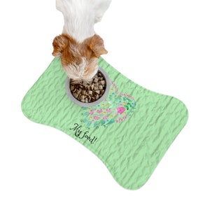 Tapis d&#39;alimentation pour chats et chiens