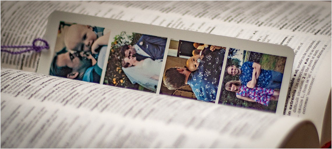 Personalised Photo Bookmark Etsy