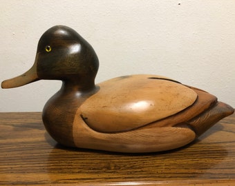Tom Taber Wooden Mallard - Etsy