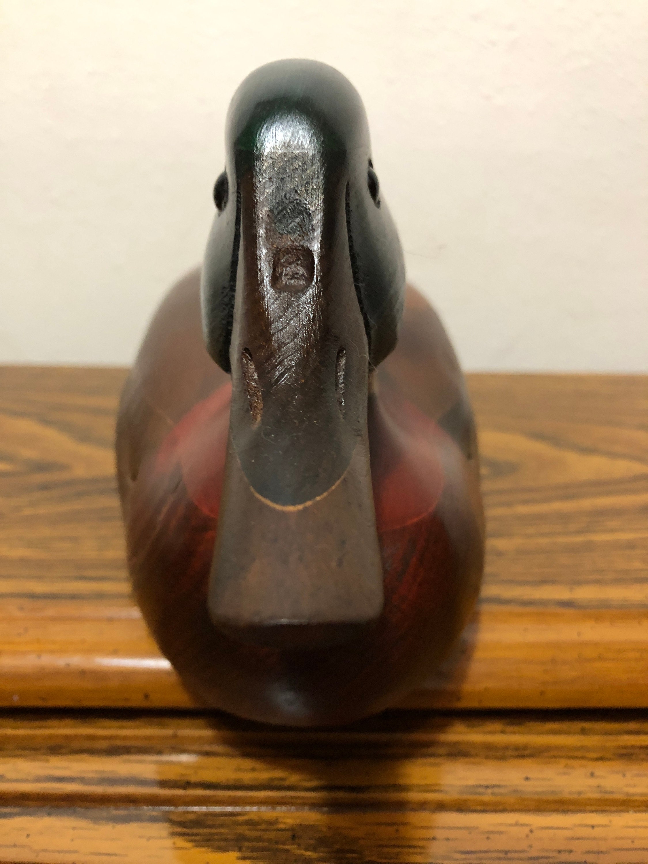 Tom Taber Wooden Mallard - Etsy