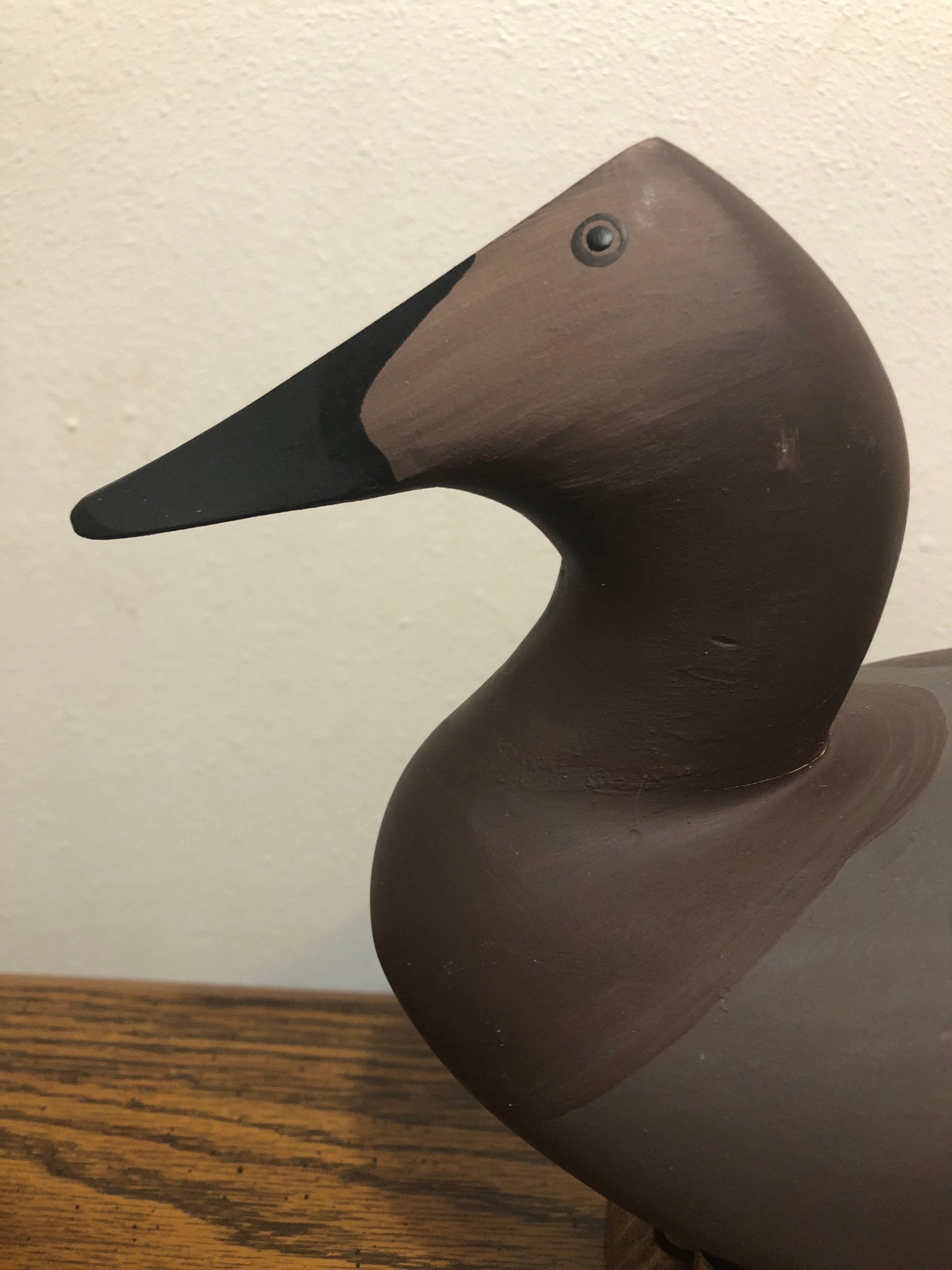 Captain Harry Jobes Duck Decoy With Stand Etsy