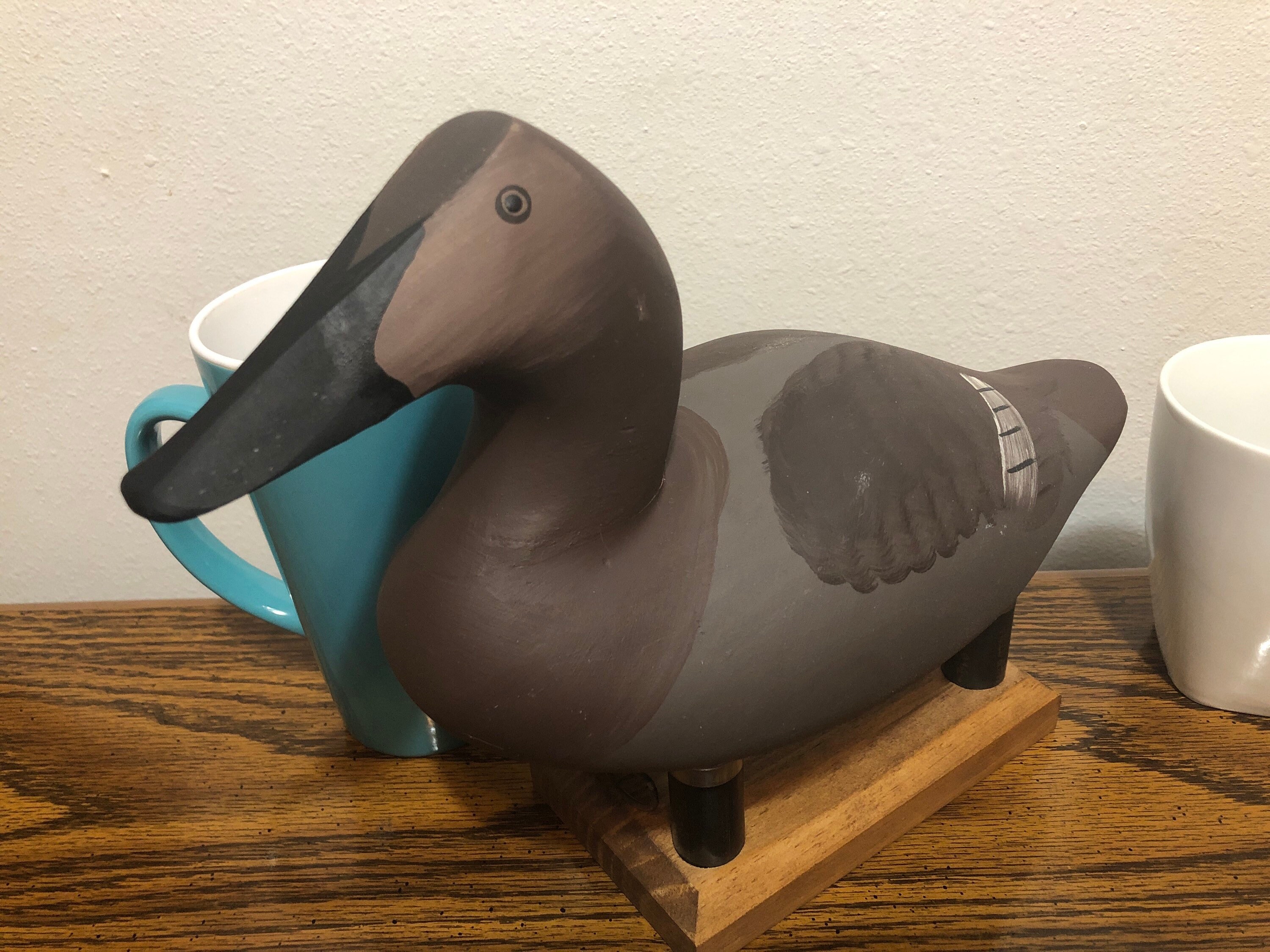Captain Harry Jobes Duck Decoy With Stand Etsy