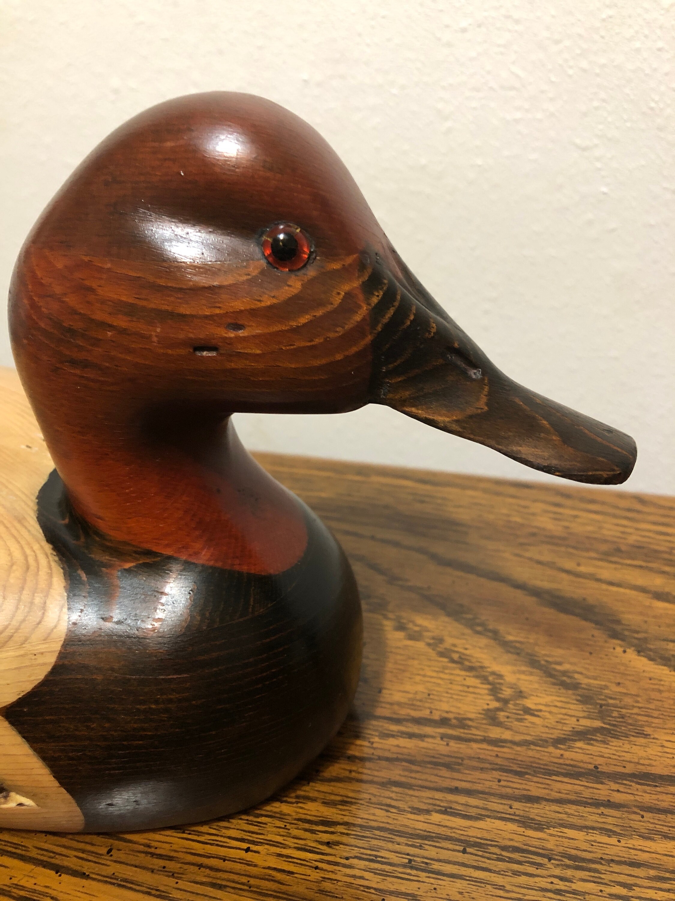 バードカービング Tom Taber 木製 グース 大型デコイ Vintage Tom Taber Wood Duck Decoy Wooden Carved Painted