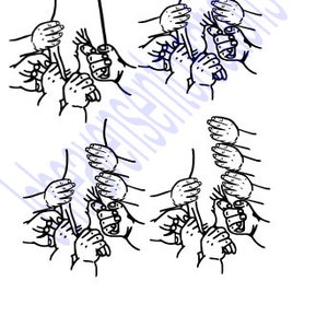 Mamma, papà, nonna, da 5 a 8 bambini, mani in formato SVG. Mani di bambini e mamma/papà che si tengono in formato SVG. Famiglia in formato SVG. Regalo per la festa della mamma e del papà. Nonna