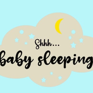 Baby Zeichen, Kinderzimmer Zeichen Laser geschnitten, Kinder Holz Zeichen, kleiner Träumer svg, Haus Wandkunst, Kinder Laserschnitt, Baby schläft Dekor svg