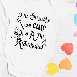Wizard Baby Onesie SVG | Funny Harry P Cut File (Digital Download)